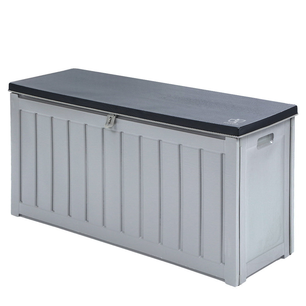 Outdoor Storage Box Bench Seat Lockable 240L - Furniture > Outdoor - Bedzy Australia