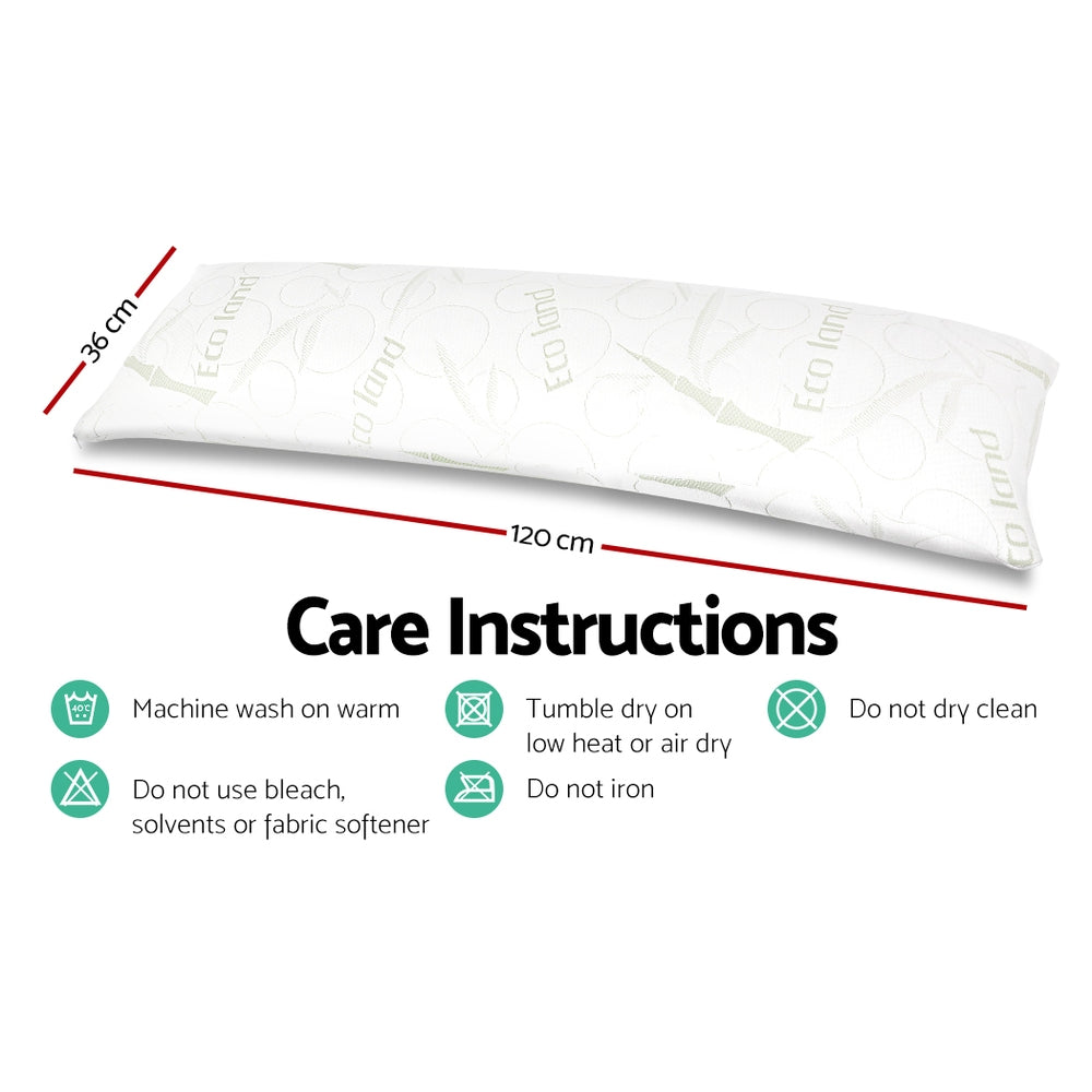 Full Body Memory Foam Pillow - Bedzy Australia