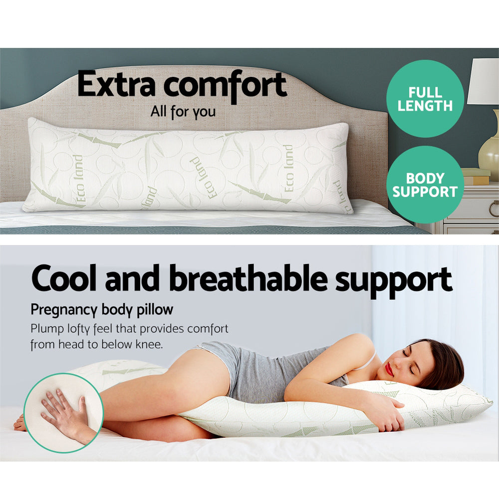 Full Body Memory Foam Pillow - Bedzy Australia