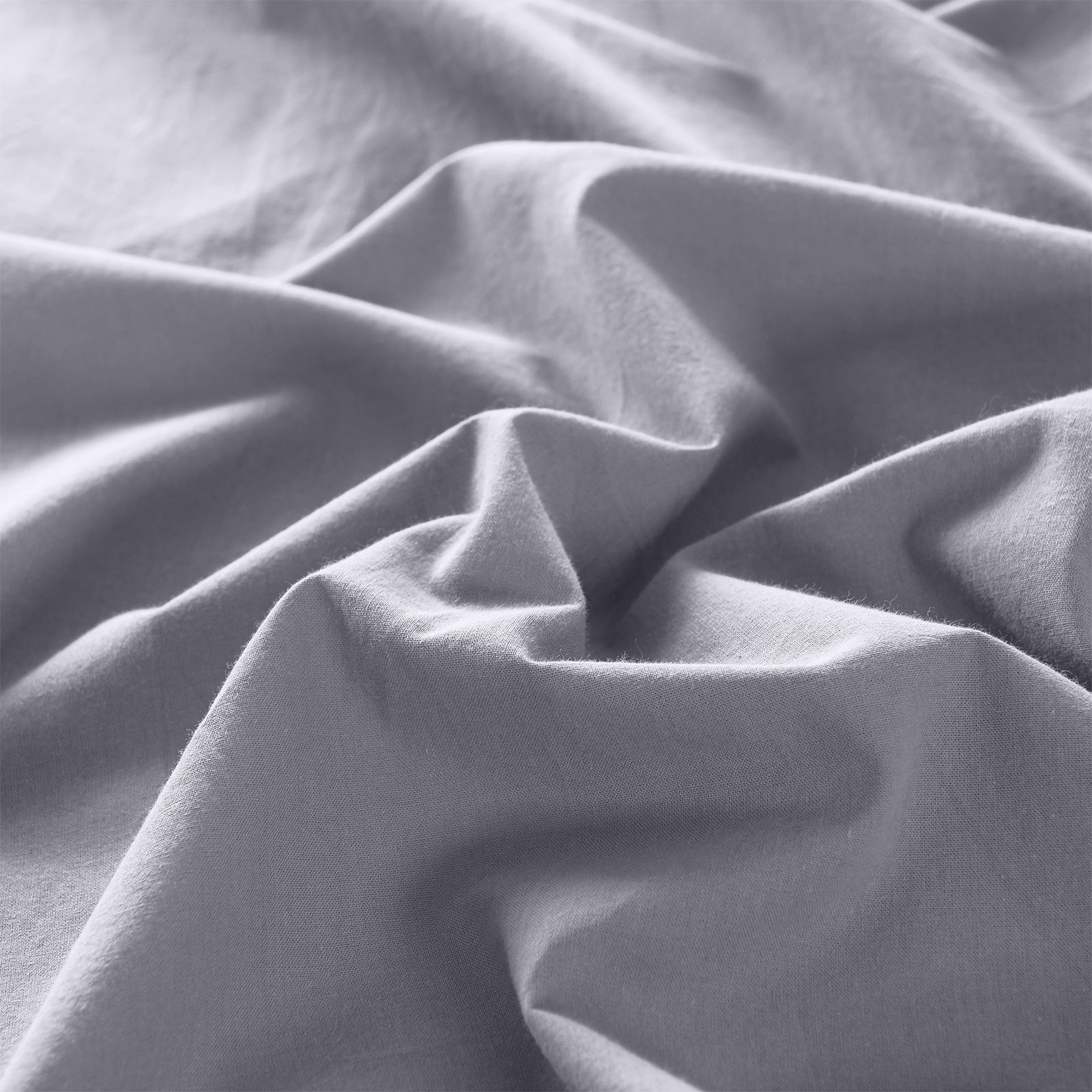 Royal Comfort Vintage Washed 100% Cotton Quilt Cover Set Bedding Ultra Soft Queen Grey - Bedzy Australia