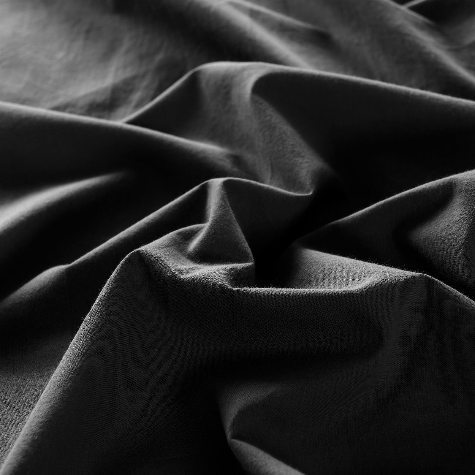 Royal Comfort Vintage Washed 100% Cotton Quilt Cover Set Bedding Ultra Soft Queen Charcoal - Bedzy Australia