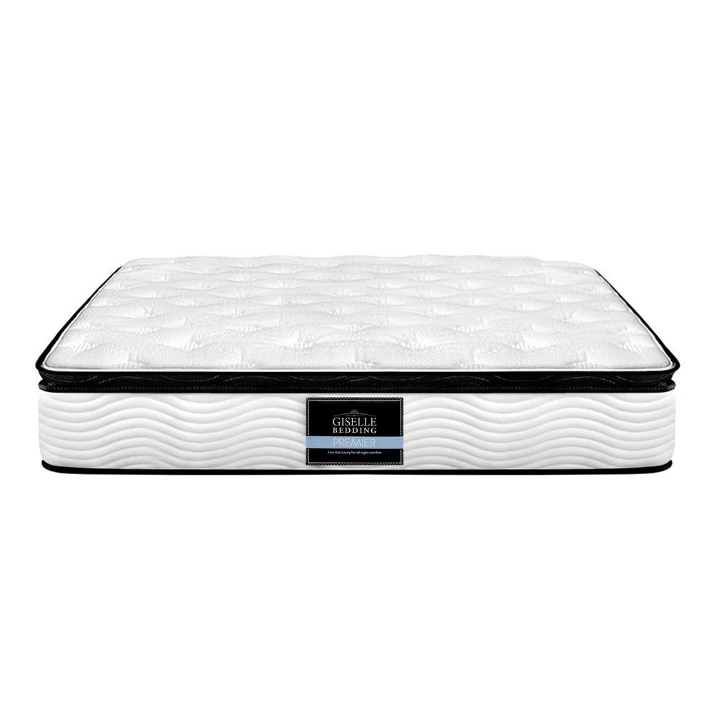 Alban Pillow Top Pocket Spring Mattress 28cm Thick - Queen - Bedzy Australia