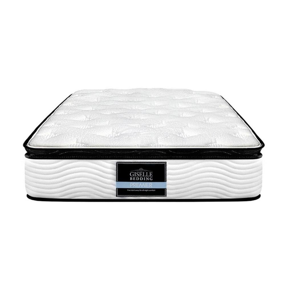 Alban Pillow Top Pocket Spring Mattress 28cm Thick - Single - Bedzy Australia