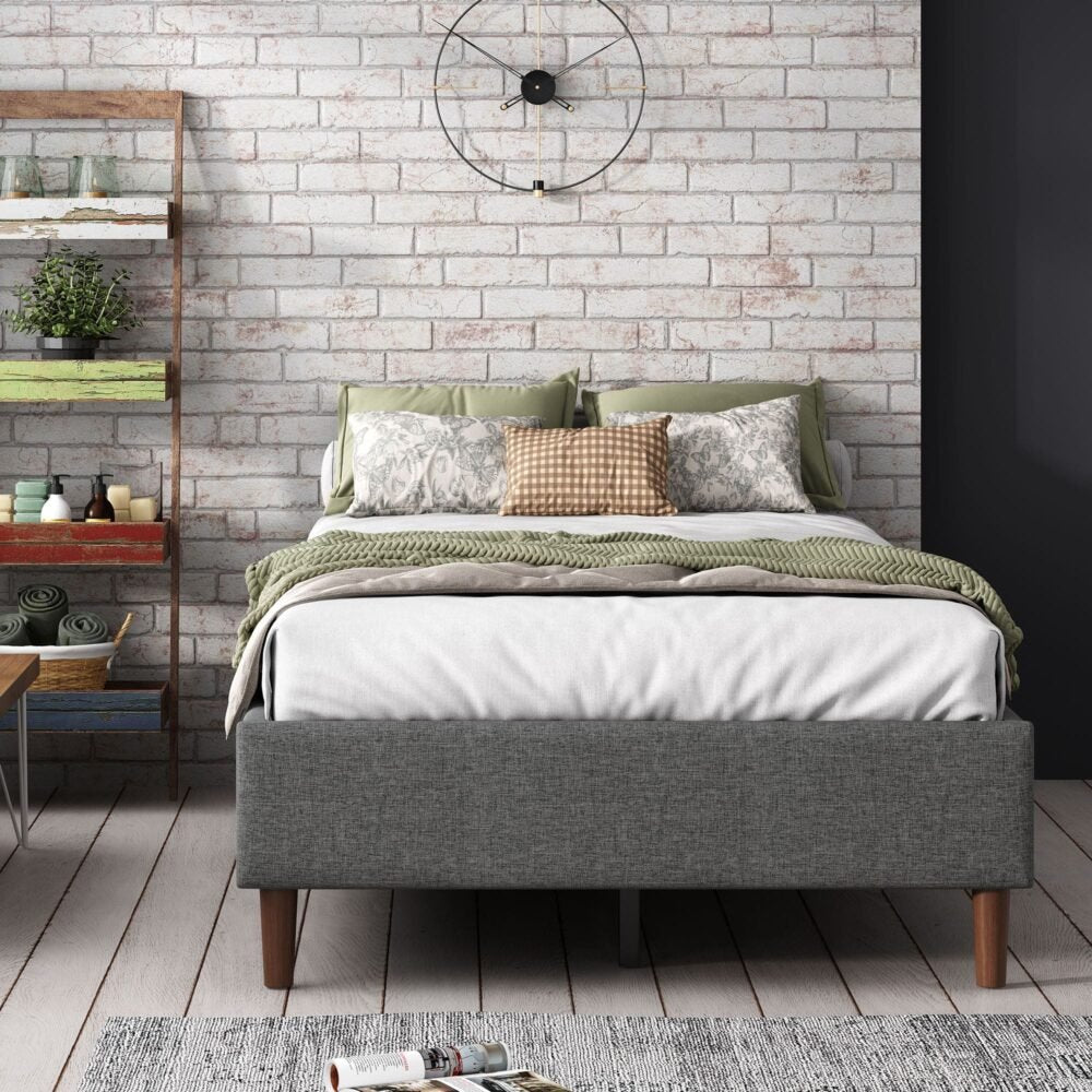 Alexandra Single Bed Base Dark Grey - Furniture > Bedroom - Bedzy Australia