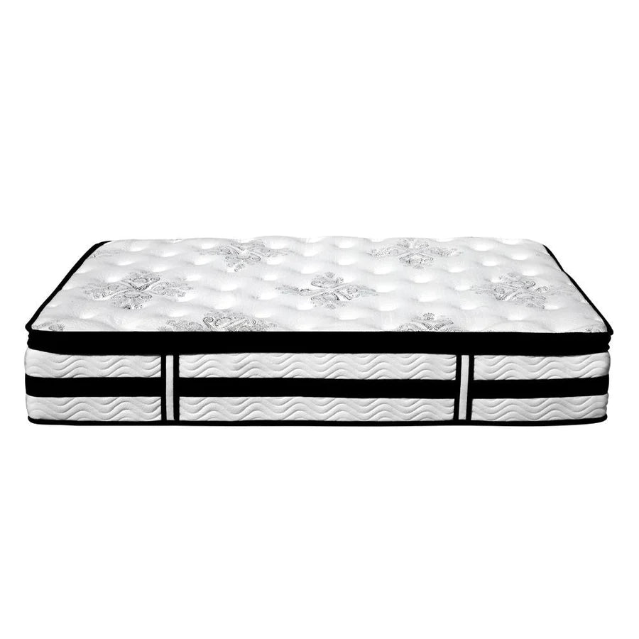 King Premium Package | Trinity Bed Grey, Algarve Euro Top Mattress (Medium Firm) & Deluxe Mattress Topper! - Bedzy Australia (ABN 18 642 972 209) - Cheap affordable bedroom furniture shop near me Australia