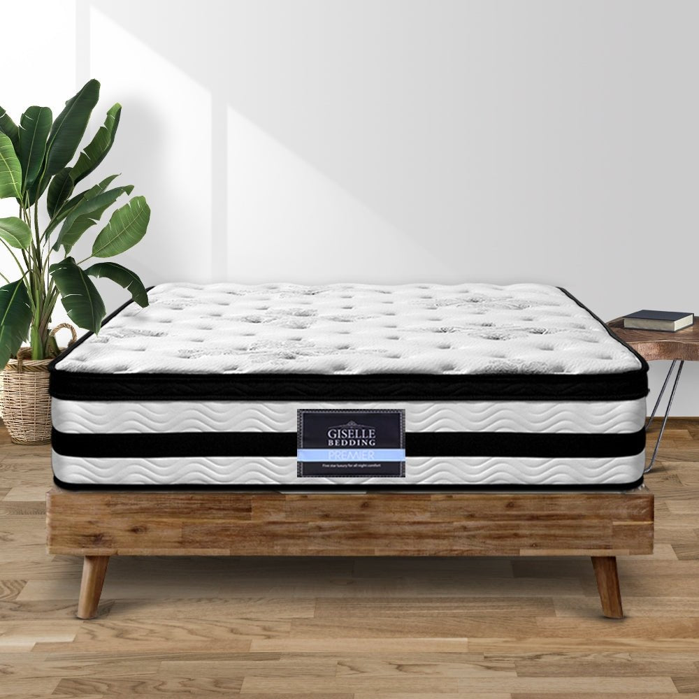 Algarve Euro Top Pocket Spring Mattress 34cm Thick - Super King - Furniture > Mattresses - Bedzy Australia