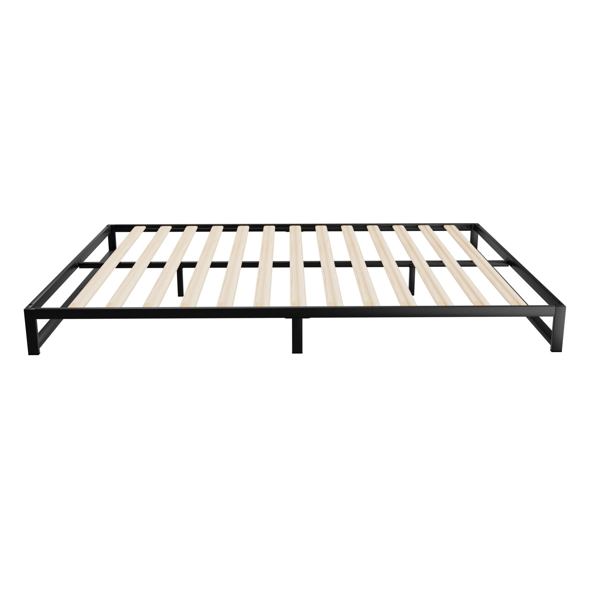 Beru Metal Queen Bed Base Black - Furniture > Bedroom - Bedzy Australia