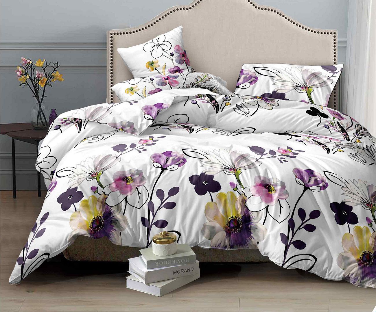 Bloom Super King Size Duvet Doona Quilt Cover Set - Home & Garden > Bedding - Bedzy Australia