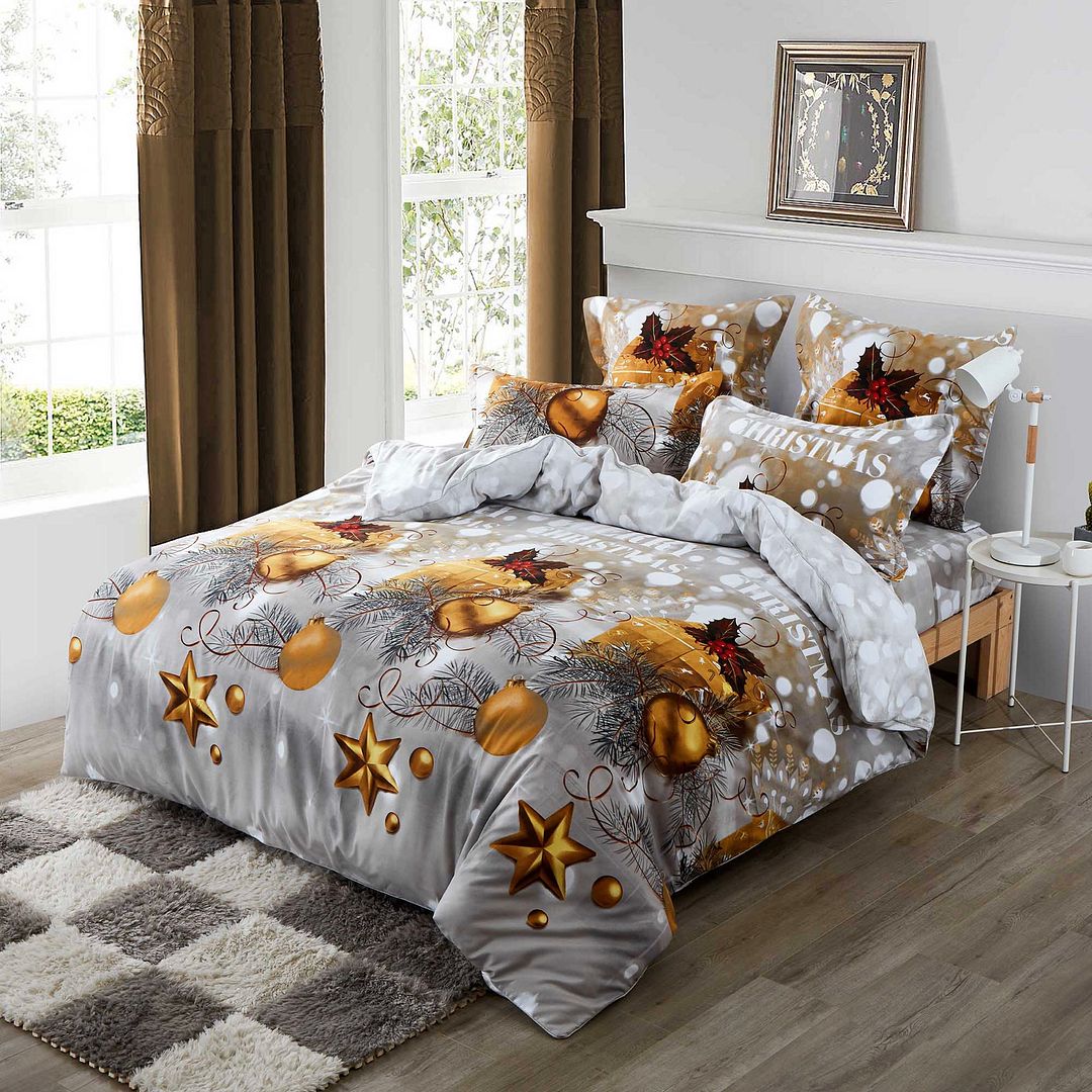 Christmas Gift Double Size Quilt/Doona/Duvet Cover Set - Home & Garden > Bedding - Bedzy Australia