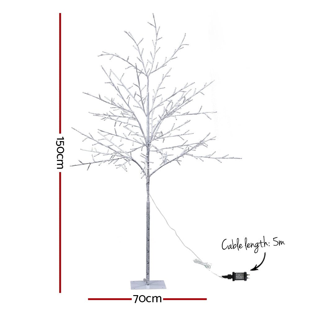 Christmas Tree 1.5M 304 LED Trees With Lights Warm White - Bedzy Australia