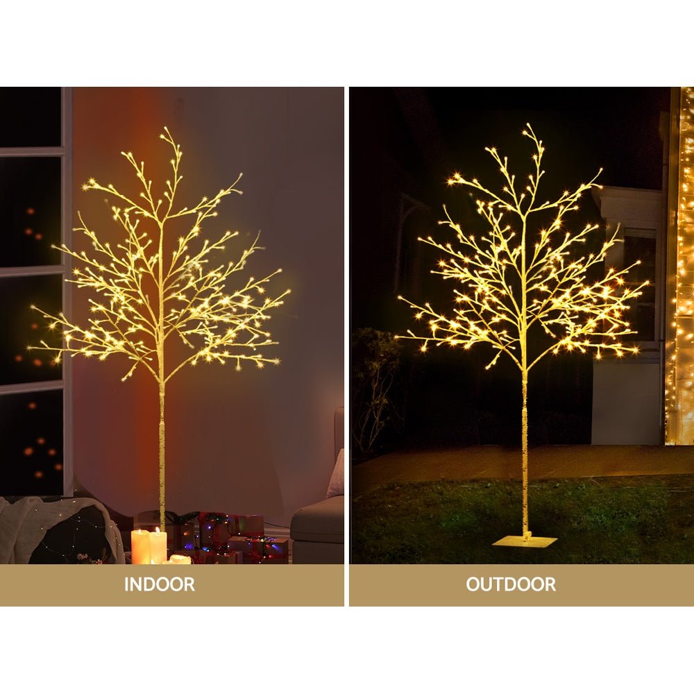 Christmas Tree 1.5M 304 LED Trees With Lights Warm White - Bedzy Australia