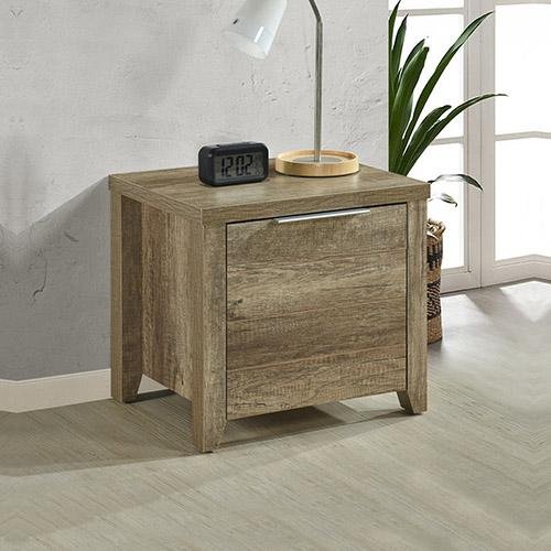 Cielo Bedside Table With Drawer Oak - Bedzy Australia