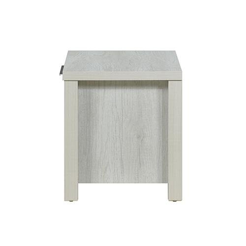 Cielo Bedside Table With Drawer White Ash - Bedzy Australia