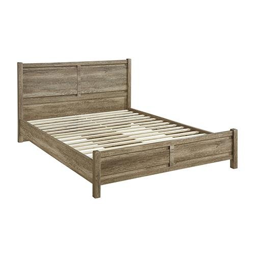 Cielo Wooden Double Bed Frame Oak Natural