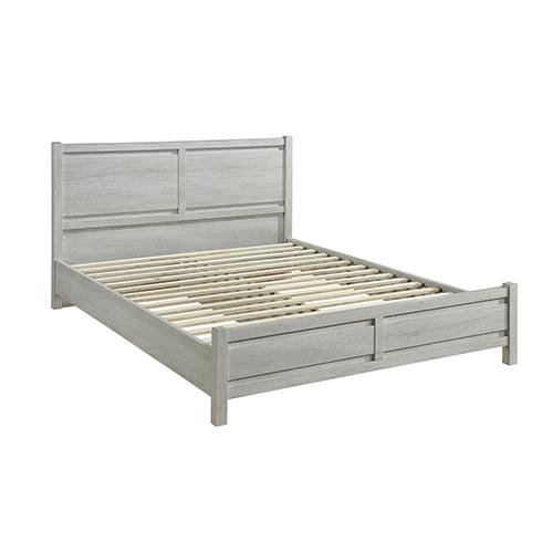 Cielo Wooden Queen Bed Frame White Ash - Bedzy Australia