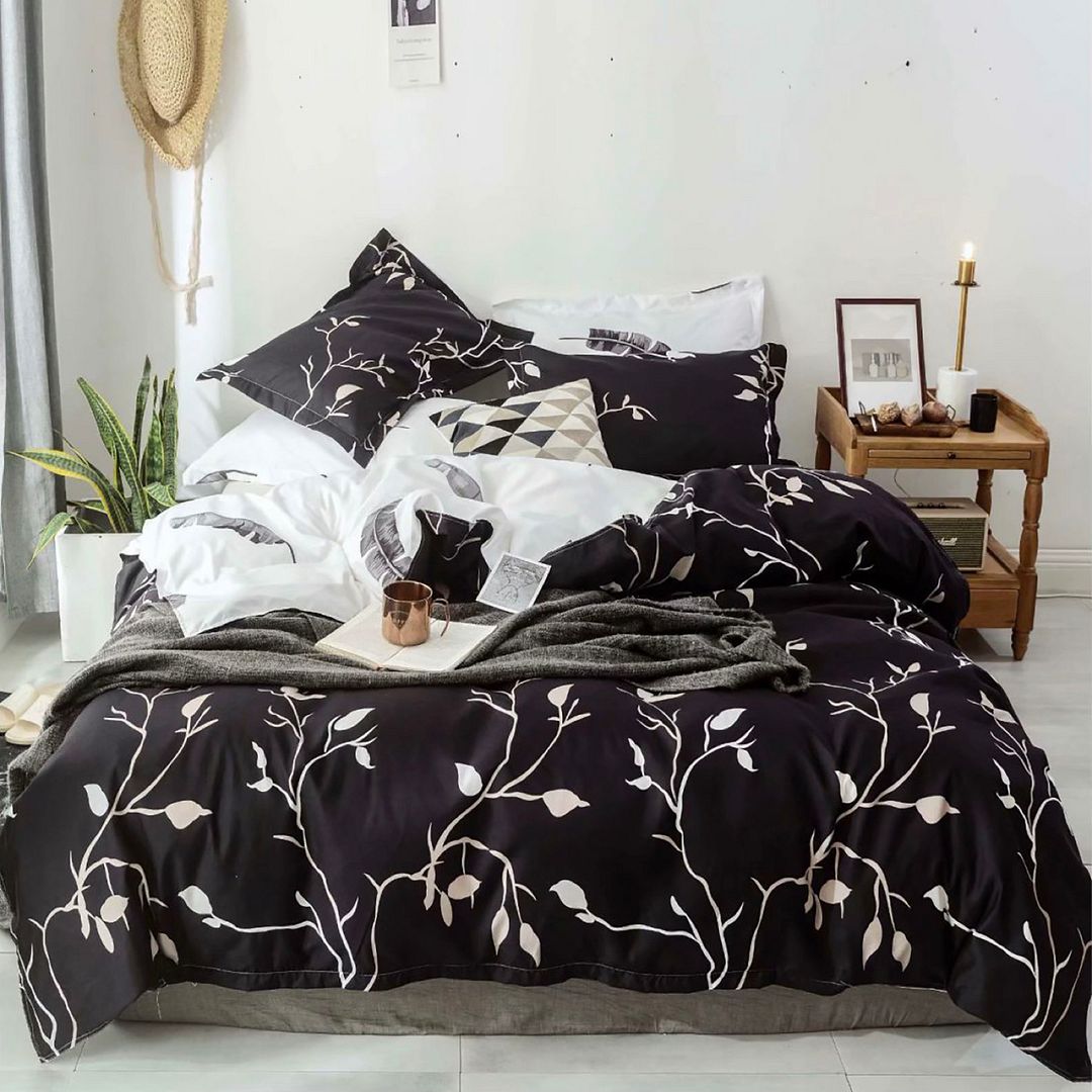 Dakota Super King Size Quilt/Doona/Duvet Cover Set - Home & Garden > Bedding - Bedzy Australia