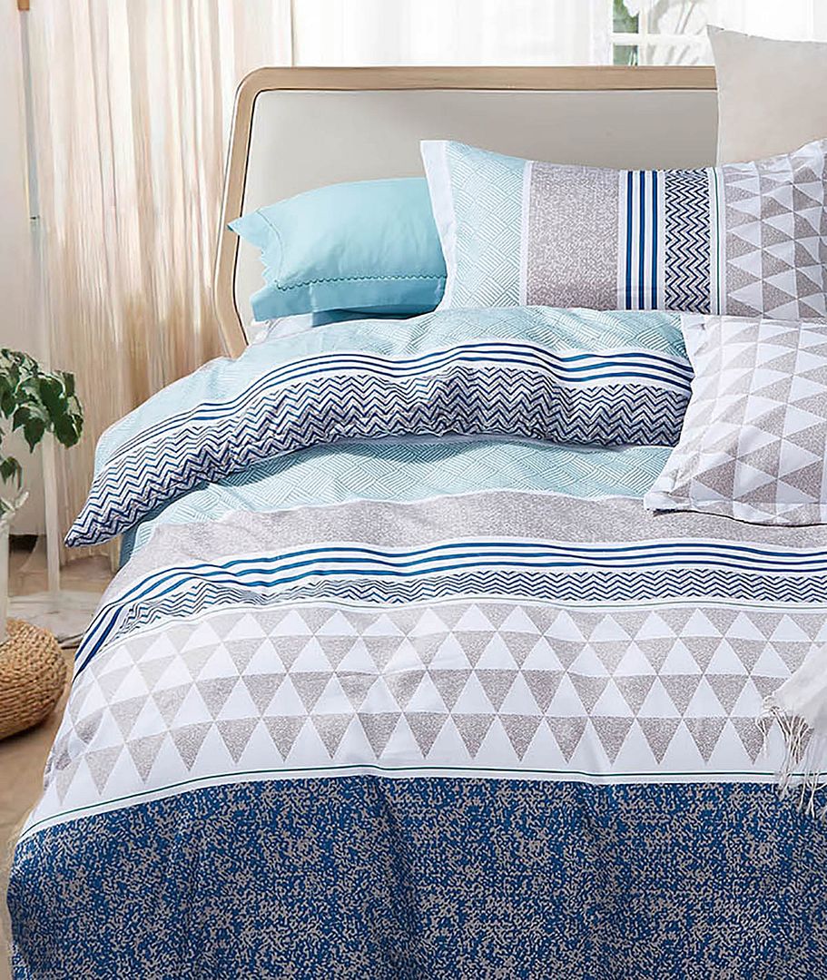 Danya Double Size Quilt Doona Duvet Cover Set - Home & Garden > Bedding - Bedzy Australia