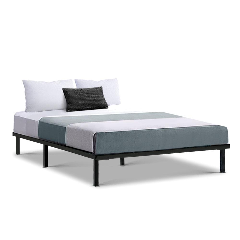 Double Package | Ted Bed Black & Normay Series Pillow Top Mattress (Medium Firm) - Bedzy Australia