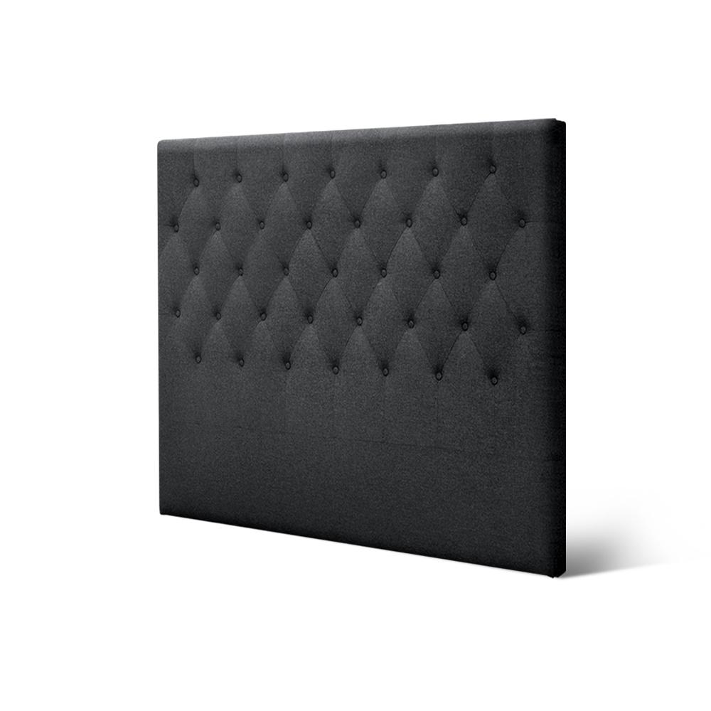 Double Size | Cappi Bed Headboard (Charcoal) - Bedzy Australia