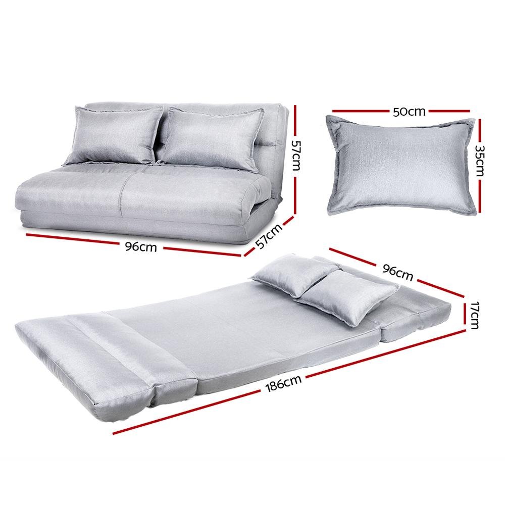 Folding Lounge Sofa Bed Floor Recliner - Bedzy Australia