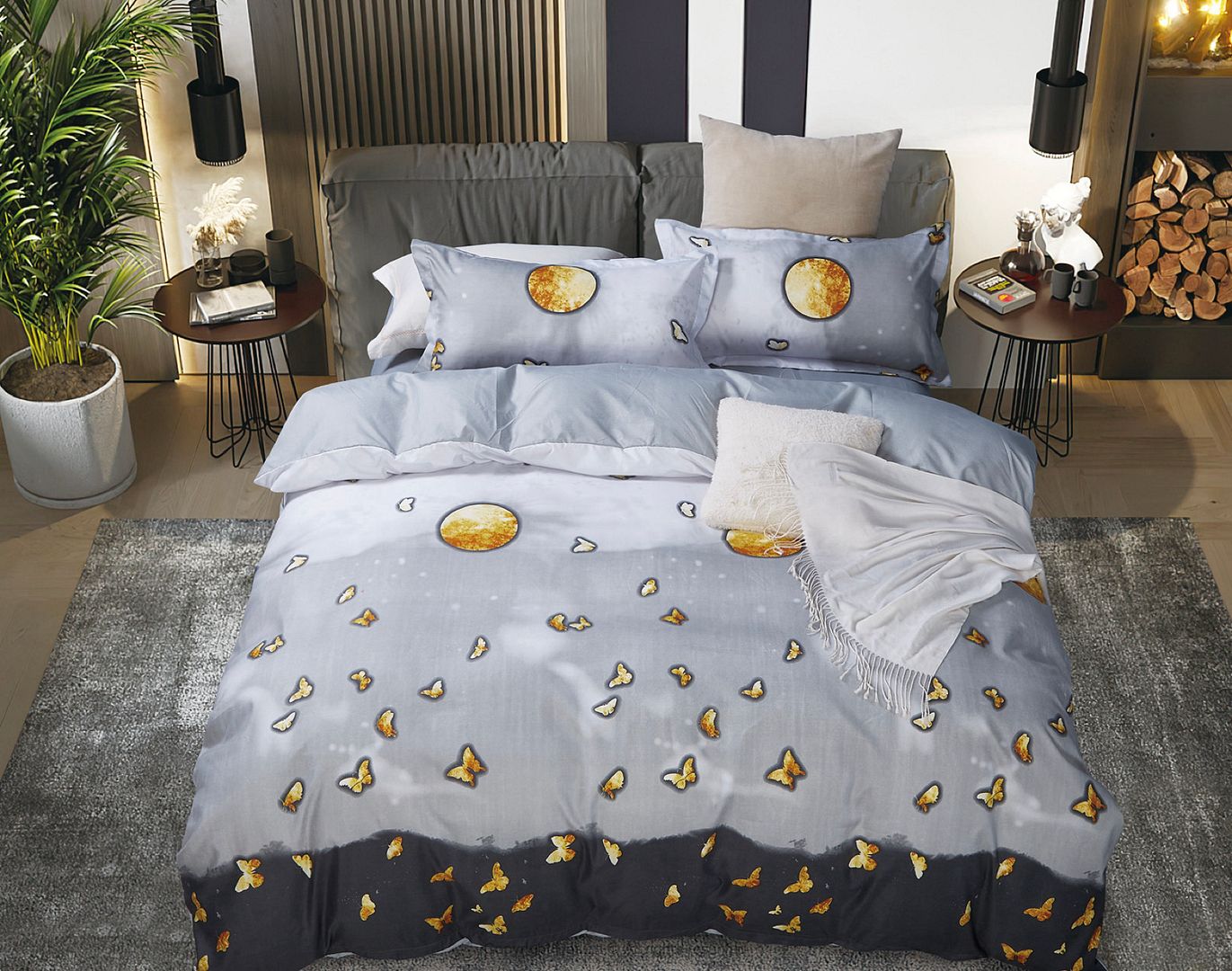 Gardinar Queen Size Quilt/Doona/Duvet Cover Set - Home & Garden > Bedding - Bedzy Australia