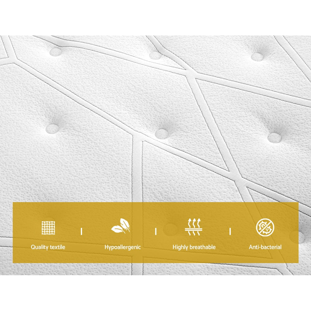 Aletta Series Euro Top Pocket Spring Mattress 32cm Thick - Double - Furniture > Mattresses - Bedzy Australia