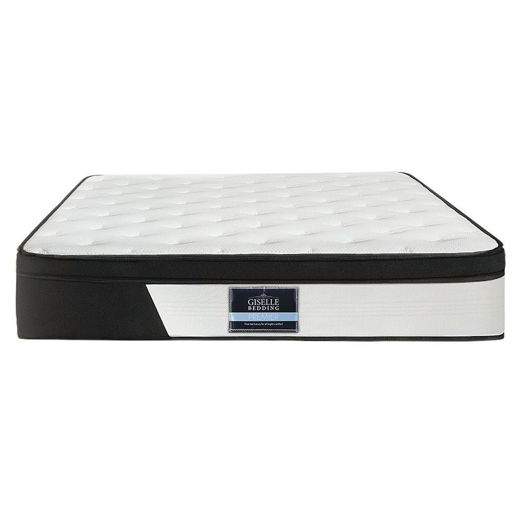 Pena Series Euro Top Pocket Spring Mattress 30cm Thick - King - Furniture > Mattresses - Bedzy Australia