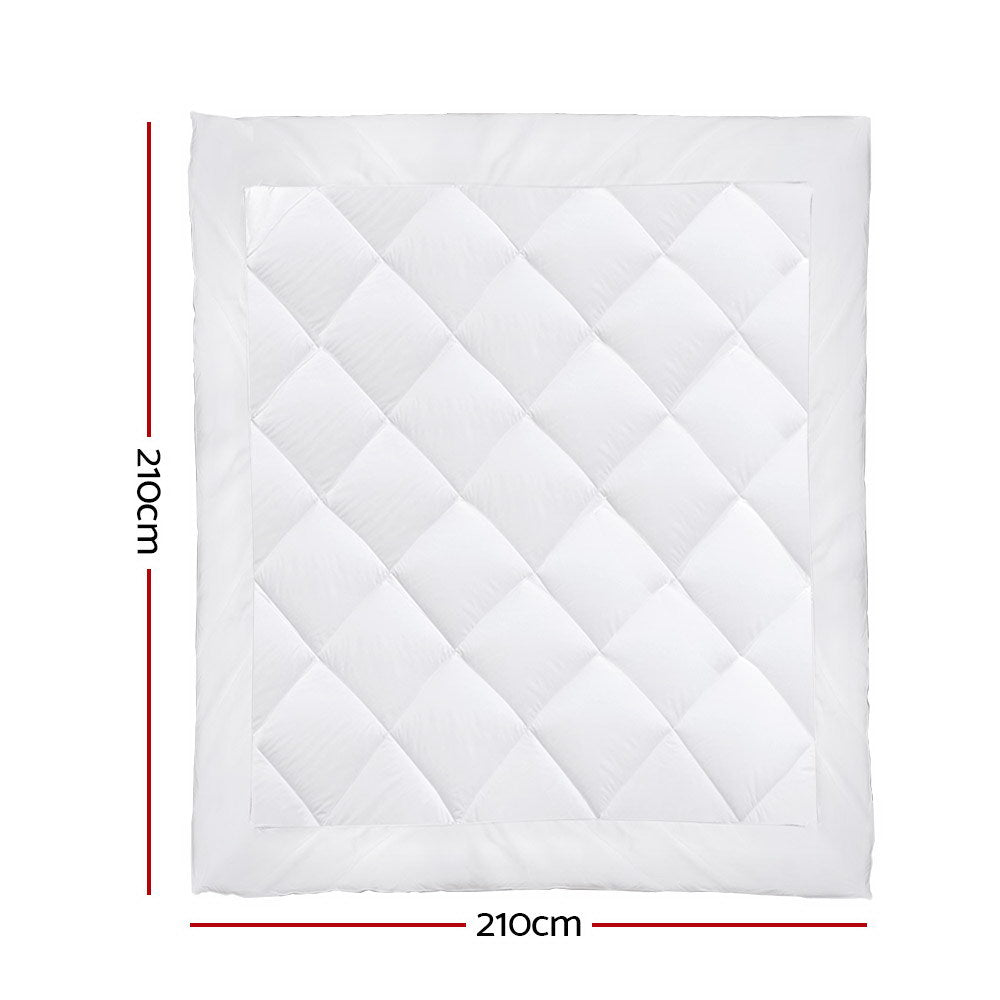 Queen Size 800GSM Microfibre Bamboo Microfiber Quilt - Home & Garden > Bedding - Bedzy Australia