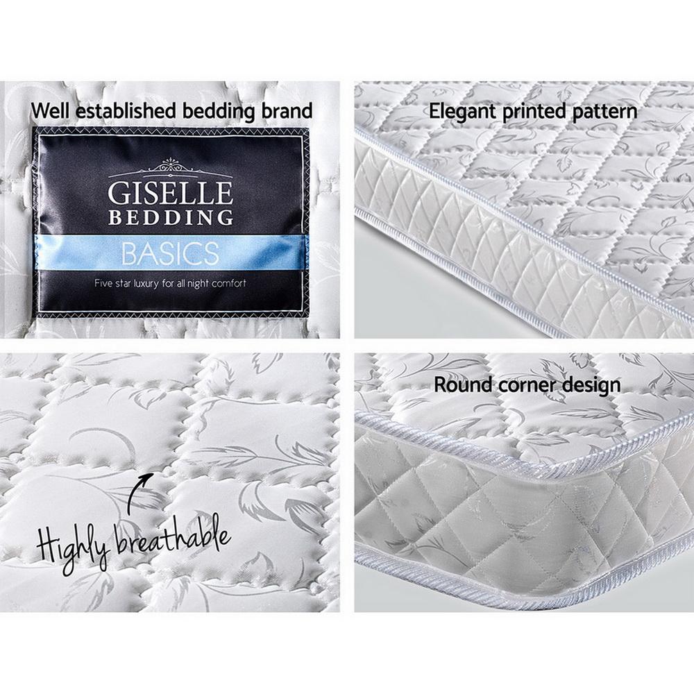 Ingrid Pocket Spring Mattress 13cm Thick - King Single - Bedzy Australia