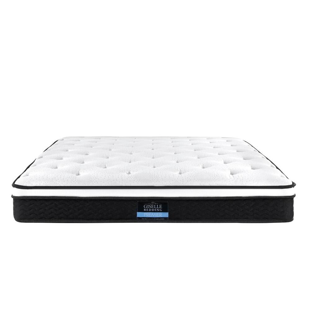 King Package | Amor Bed Gold & Bonita Euro Top Mattress (Medium Firm) - Bedzy Australia