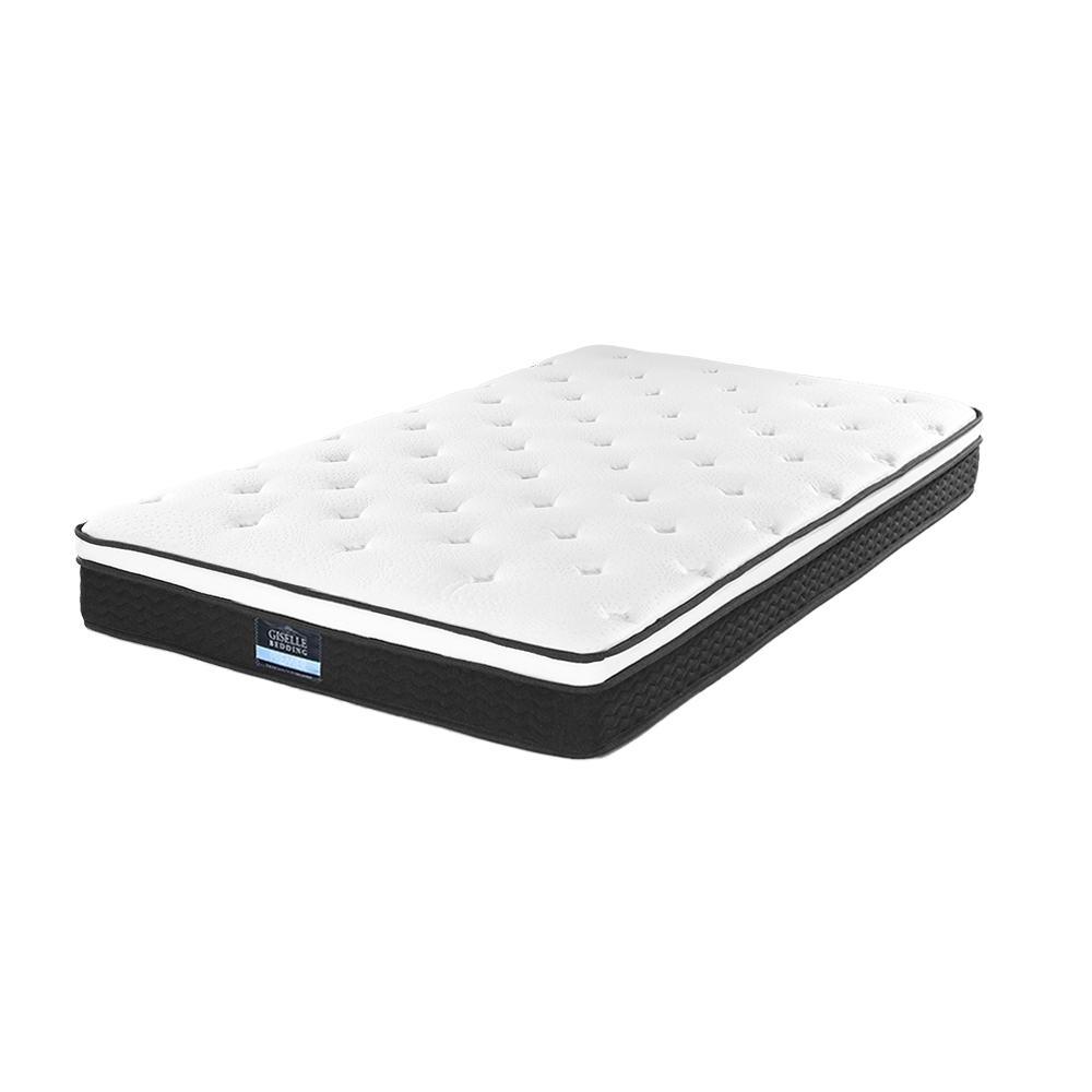 King Single Package | Bronte Storage Bed Frame White & Bonita Euro Top Mattress (Medium Firm) - Bedzy Australia