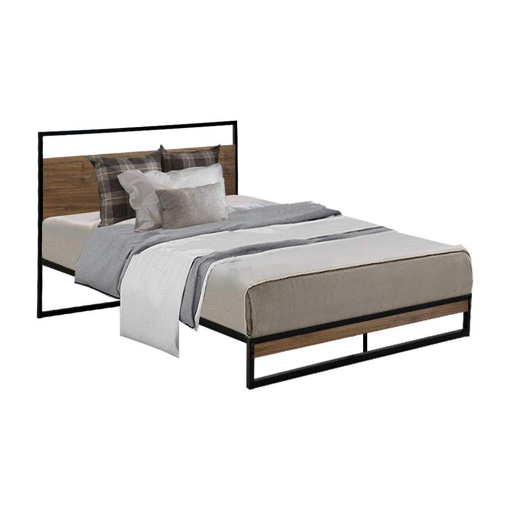 King Single Package | Stockton Bed Frame & Bonita Euro Top Mattress (Medium Firm) - Bedzy Australia