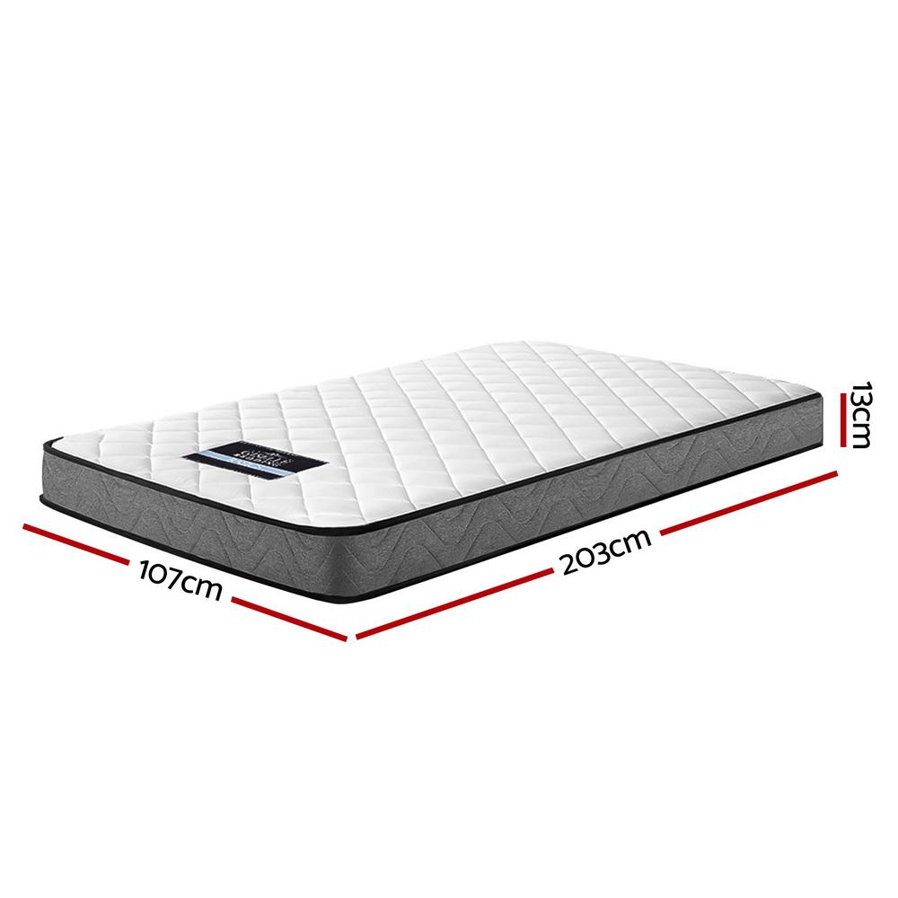 King Single Size 13cm Thick Spring Foam Mattress - Bedzy Australia