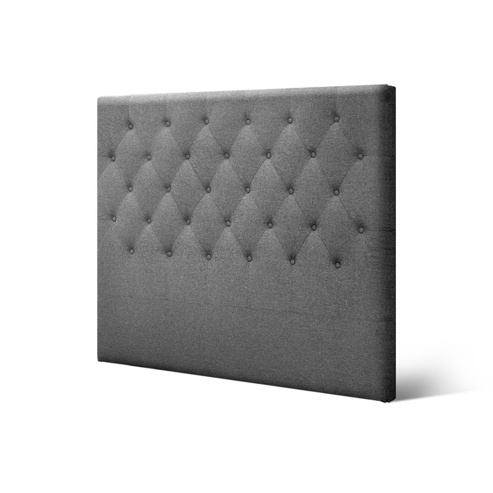 King Single Size | Cappi Bed Headboard (Grey) - Bedzy Australia