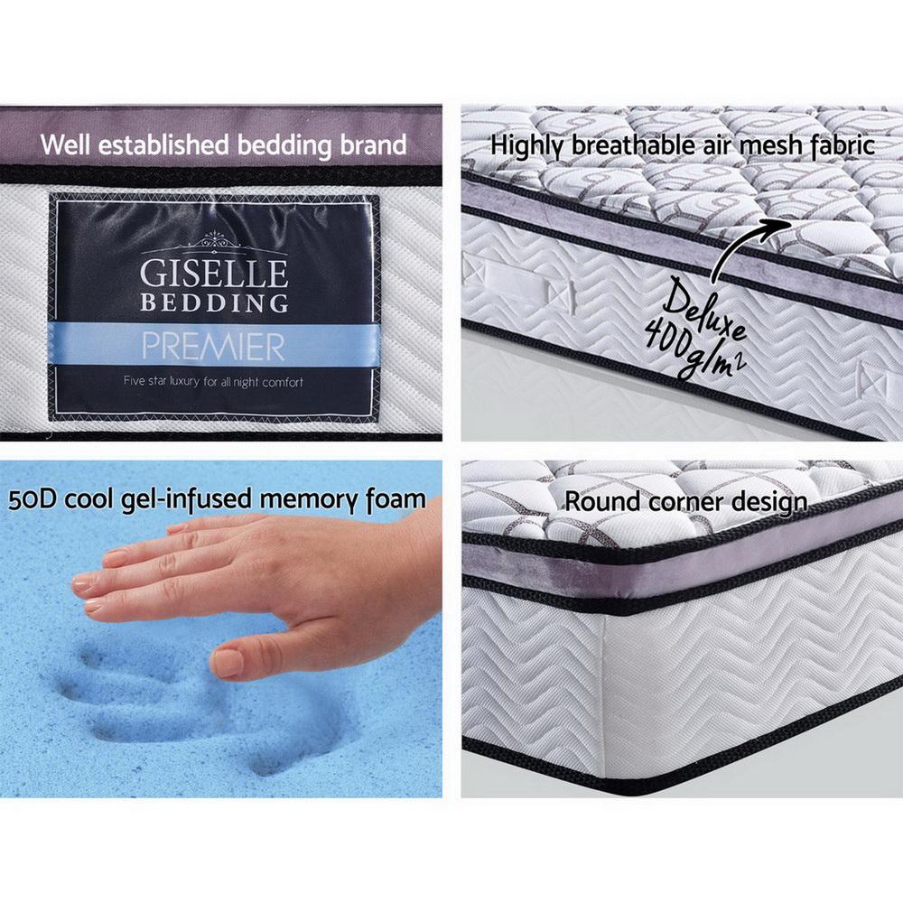 King Size | Cool Gel Foam Mattress - Bedzy Australia