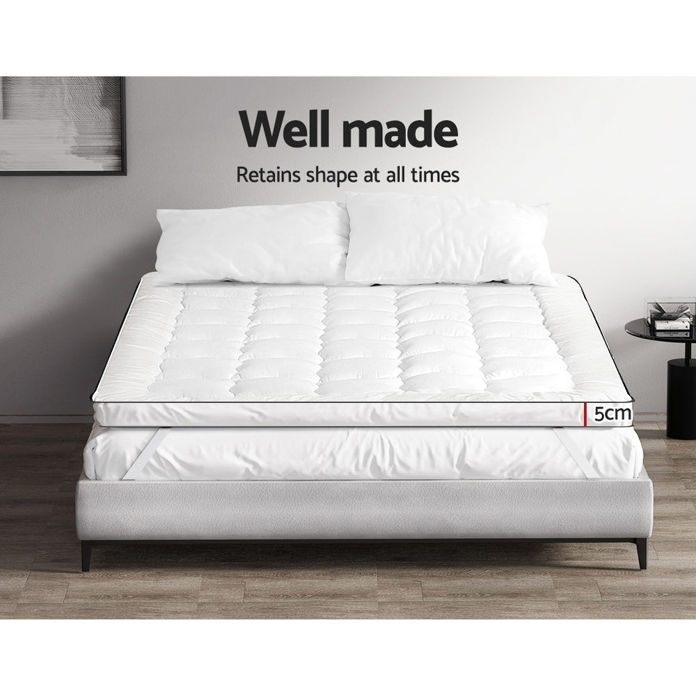 King Ultra Package | Henley LED Bed Black, 2 x LED Bedside Tables, Platinum Series Dual Euro Top Mattress, Pillowtop Mattress Topper & 4 x Pillows - Bedzy Australia