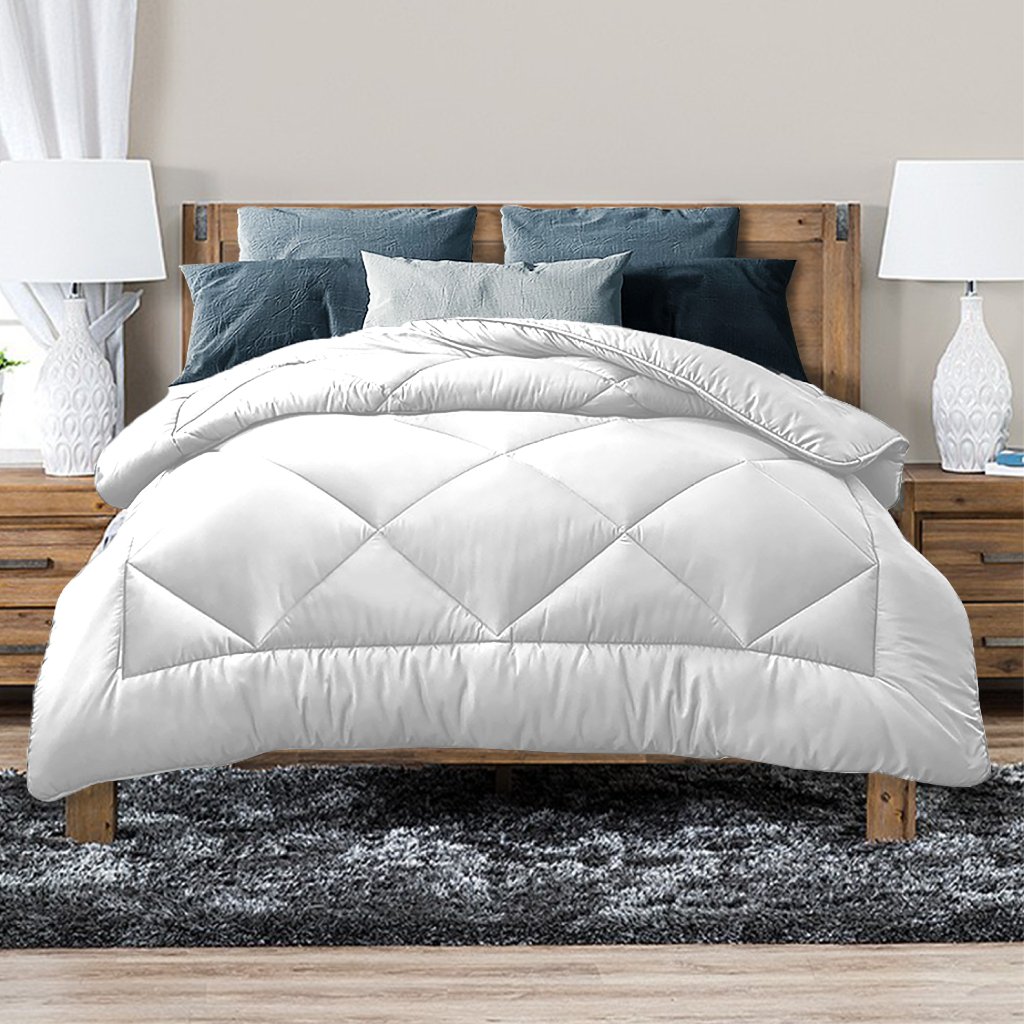 Luxor Australian Made All Season 400GSM Bamboo Blend Quilt King - Home & Garden > Bedding - Bedzy Australia