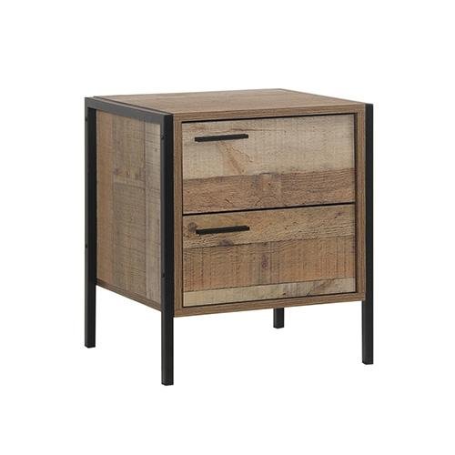 Mascot Bedside Table Oak Colour - Bedzy Australia