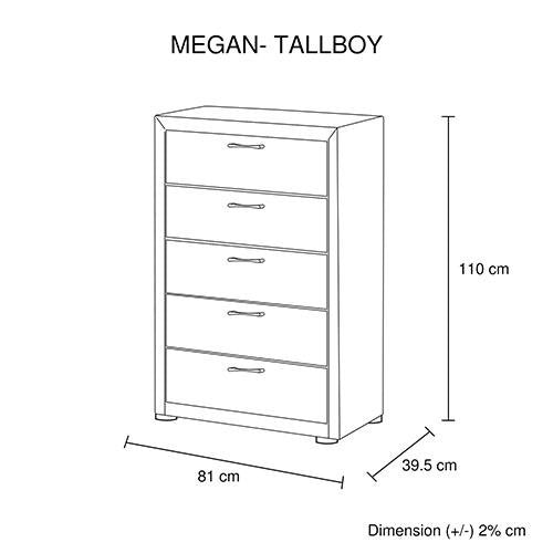 Megan Tallboy Grey - Bedzy Australia