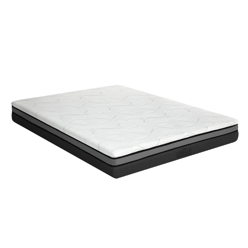 Belle Cool Gel Memory Foam Mattress 25cm Thick - King Single - Furniture > Mattresses - Bedzy Australia