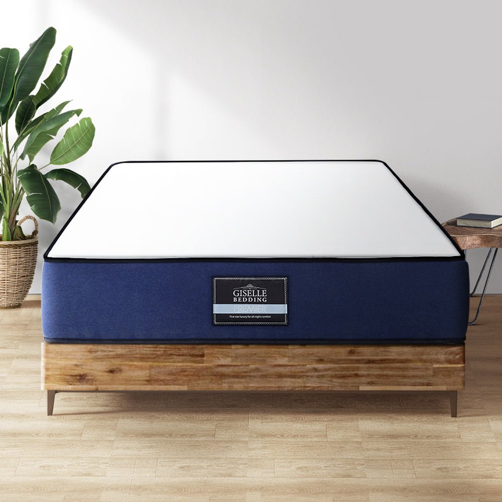 Naimah Series Premium Pocket Spring Mattress 30cm Thick - King Single - Furniture > Mattresses - Bedzy Australia