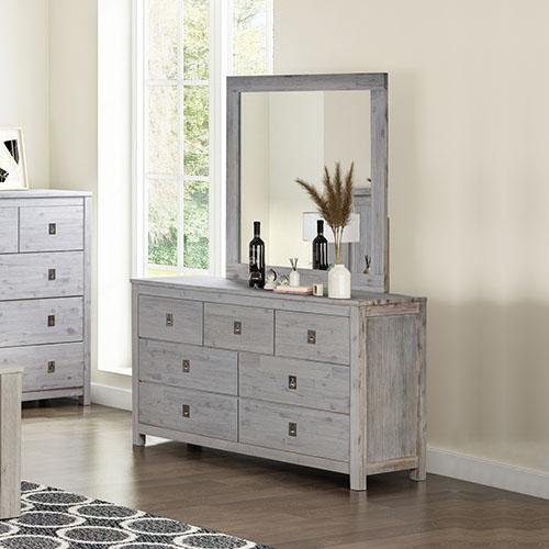 Noe Dresser With Mirror - Bedzy Australia