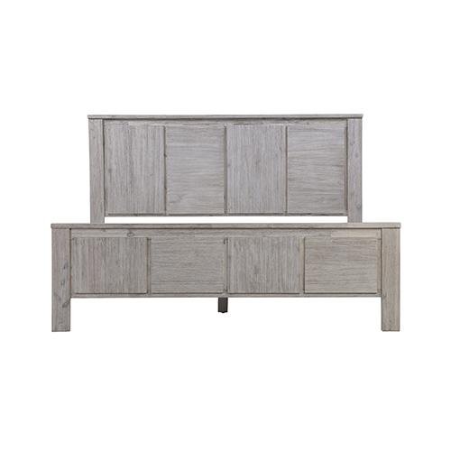 Noe Queen Bed Frame White Ash - Bedzy Australia