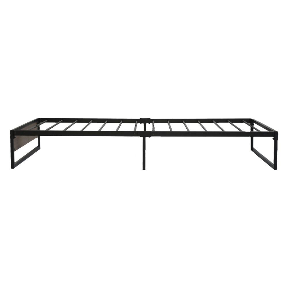 Oslo Metal & Wood Single Bed Frame - Bedzy Australia