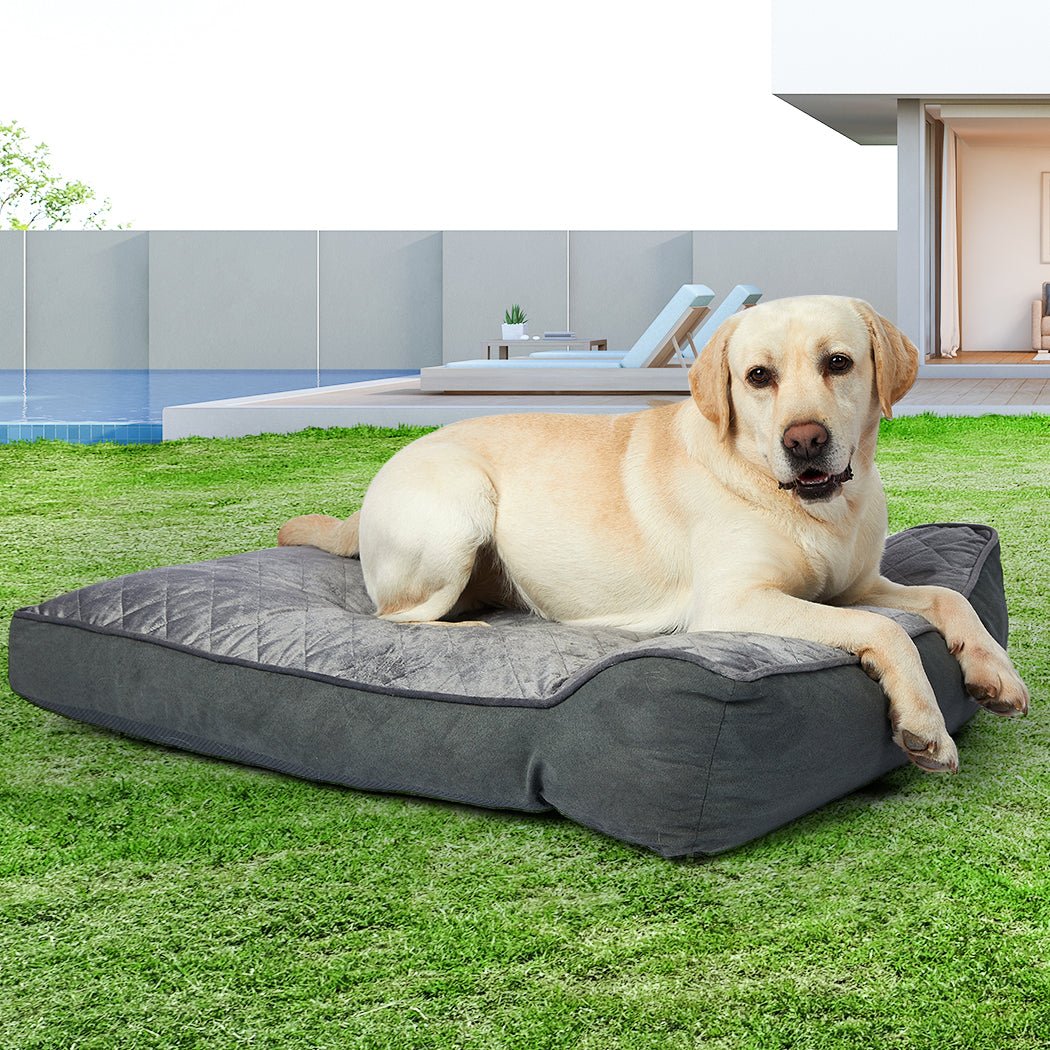 Memory foam mattress dog bed best sale