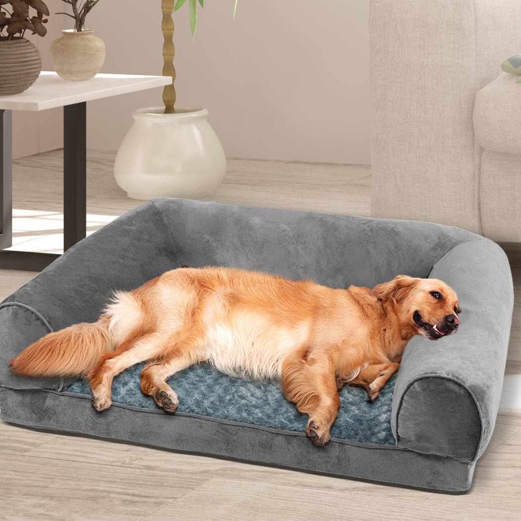 Pet Bed Sofa Dog Beds Bedding Soft Warm Mattress Cushion Pillow Mat Pl