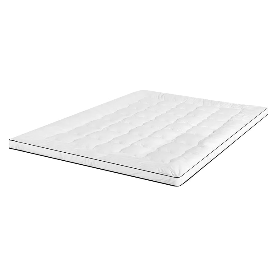 King Premium Package | Trinity Bed Grey, Algarve Euro Top Mattress (Medium Firm) & Deluxe Mattress Topper! - Bedzy Australia (ABN 18 642 972 209) - Cheap affordable bedroom furniture shop near me Australia