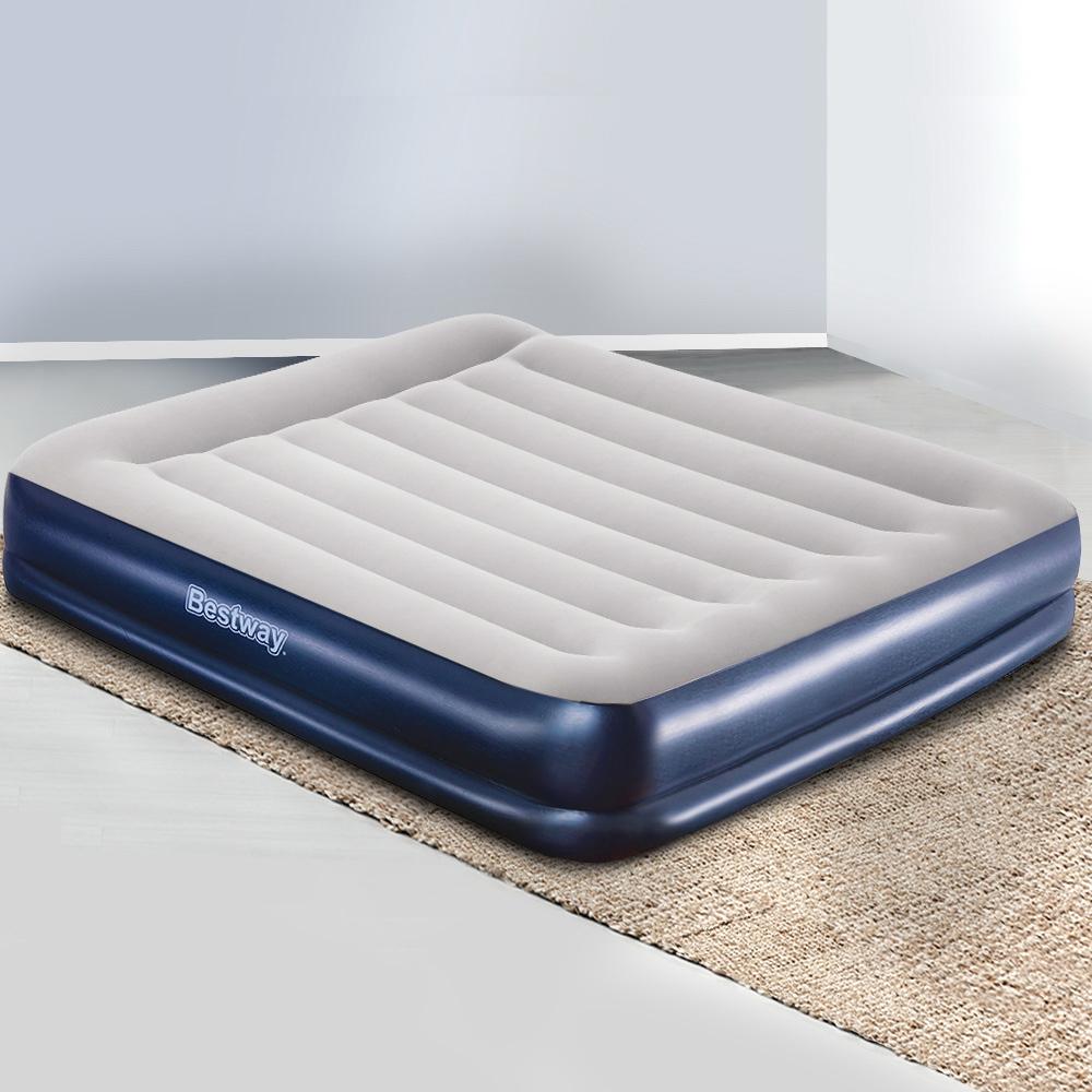 36 CM Thickness Air Bed Inflatable Mattress with Built-in Pump - Queen Size - Bedzy Australia