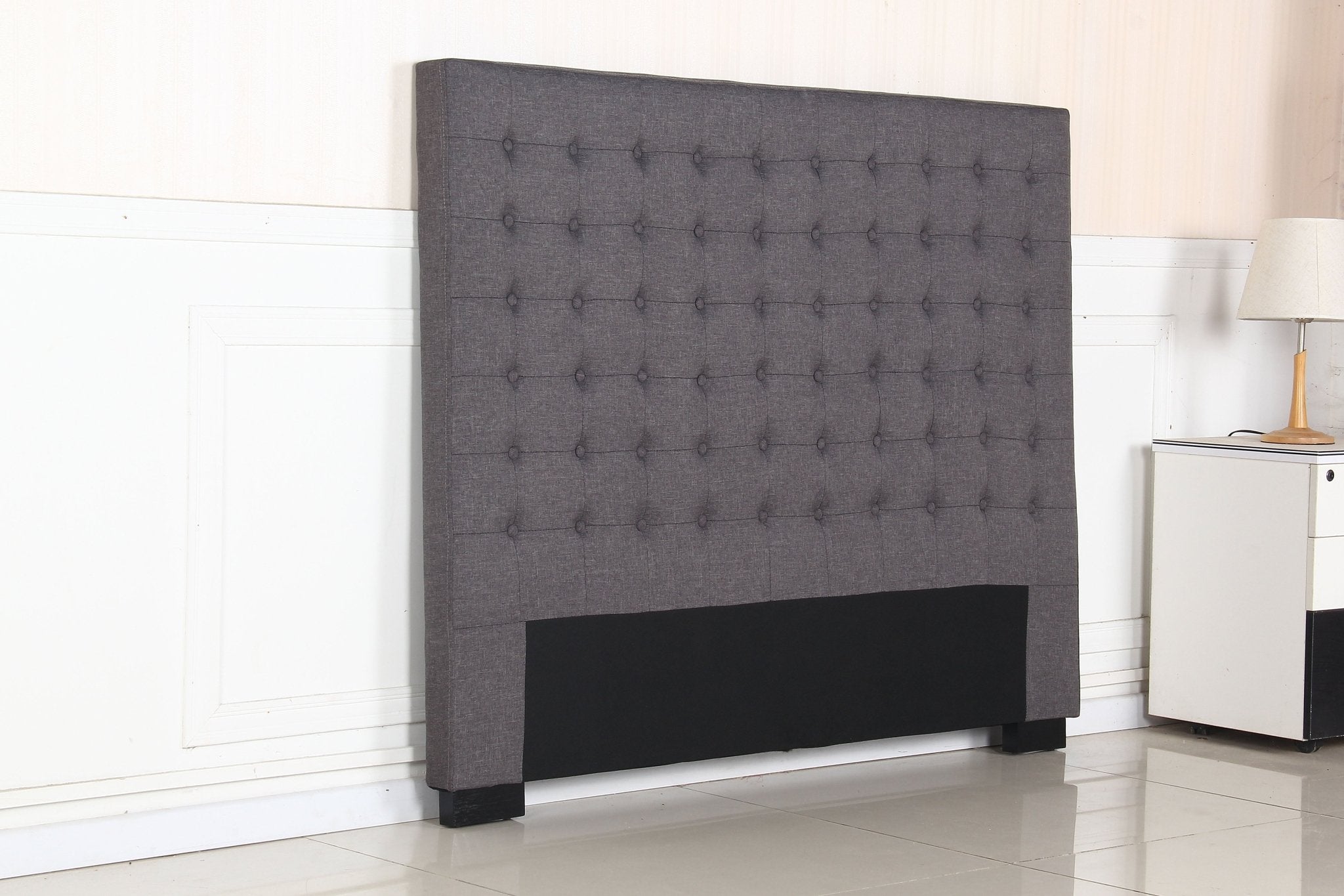 Queen Size | Cilantro Headboard (Charcoal) - Bedzy Australia