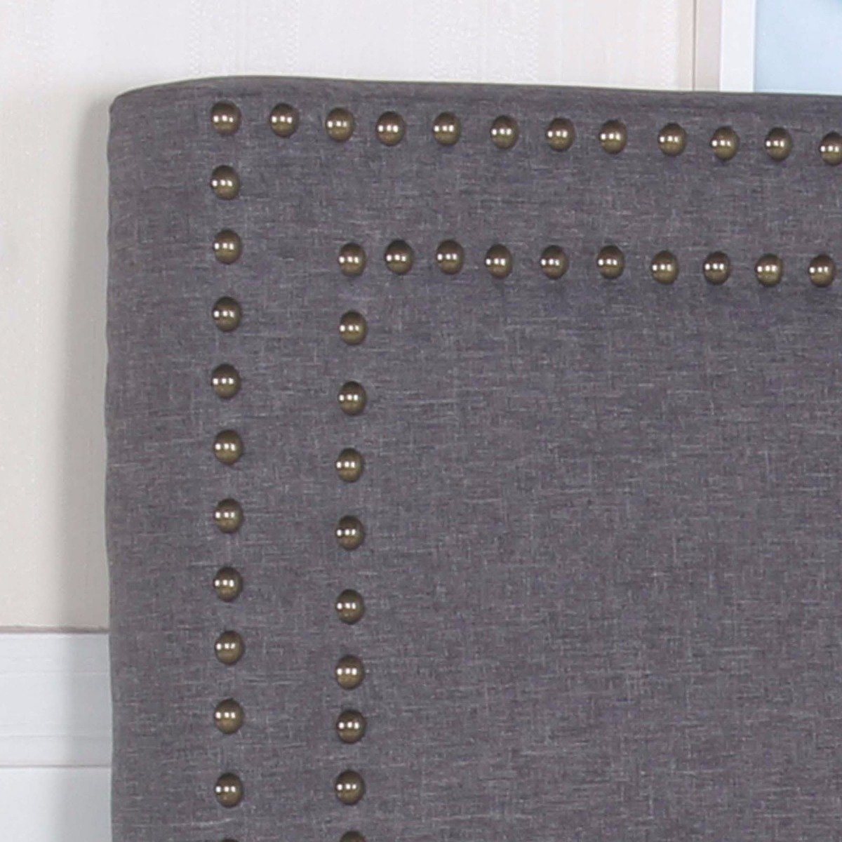 Queen Size | Enzo Headboard (Charcoal) - Bedzy Australia